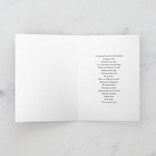 Ihr Feuer Karte (Innenseite)