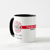 Ihr Feuerwehrmann für Feuerwehrmänner  Tasse (Vorderseite Links)