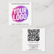 Ihr Firmen-Logo und QR-Code & Text