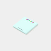 Ihr Firmen-Post-it® Notizblock Beispiel (angewinkelt)