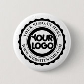 Ihr Firmenlogo Benutzerdefiniert Button (Vorderseite)