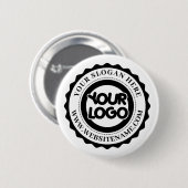 Ihr Firmenlogo Benutzerdefiniert Button (Vorne & Hinten)