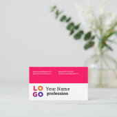 Ihr Firmenlogo Benutzerdefiniert Visitenkarte (Stehend Vorderseite)