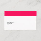 Ihr Firmenlogo Benutzerdefiniert Visitenkarte (Rückseite)