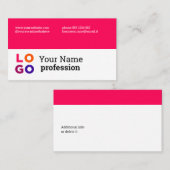 Ihr Firmenlogo Benutzerdefiniert Visitenkarte (Vorne/Hinten)