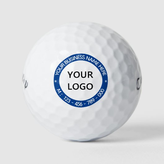 Ihr Firmenlogo Benutzerdefinierte Text-Business-Go Golfball (Vorderseite)
