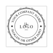 Ihr Firmenlogo - Briefmarke für Kautschuk Gummistempel (Prägung)