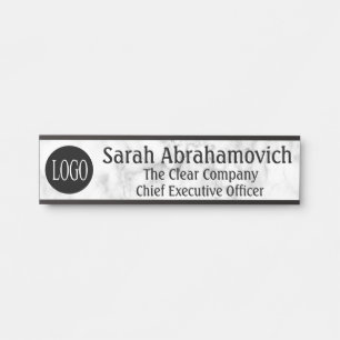 Ihr Firmenlogo Büro Tür Zeichen lange Name Türschild