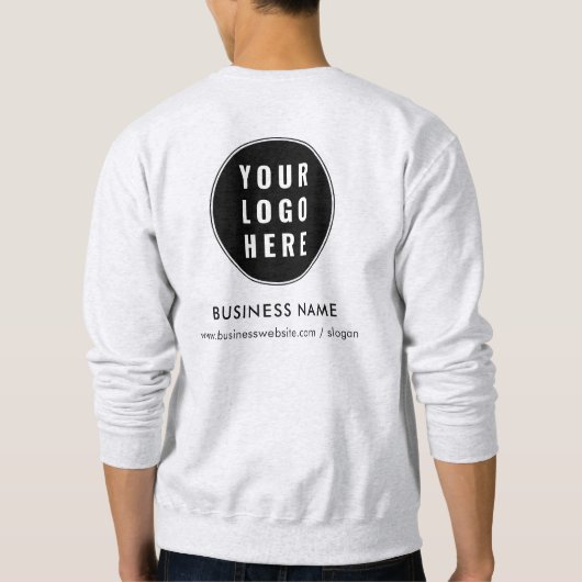 Ihr Firmenlogo Corporate Employees Swag Sweatshirt (Rückseite)