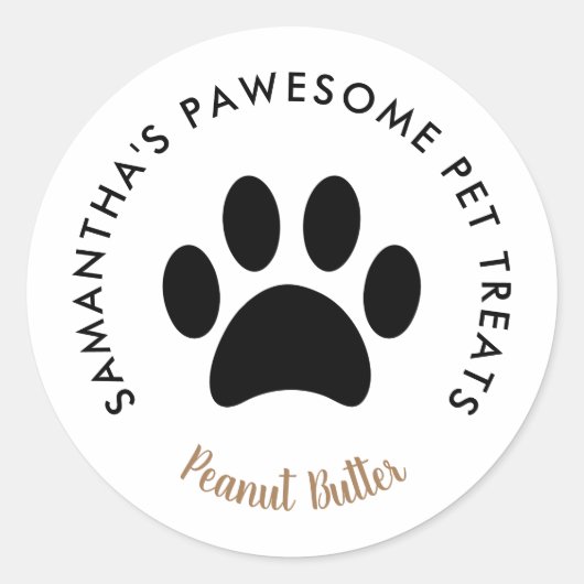 Ihr Firmenlogo Eigene Firmenbezeichnung Runder Aufkleber (Vorderseite)