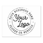 Ihr Firmenlogo Eigene Großformatschrift für Vintag Gummistempel (Prägung)