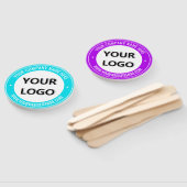 Ihr Firmenlogo Eigener Text- und Farbhandschuh Fächer (Non-assembled)