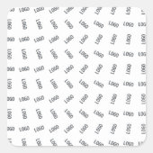 Ihr Firmenlogo | Einzigartiges Logo-Design Quadratischer Aufkleber (Vorderseite)