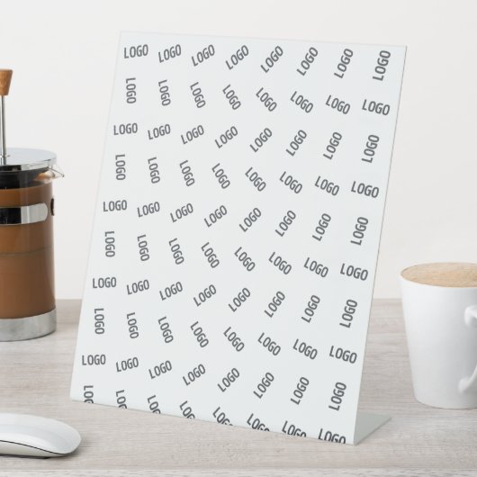 Ihr Firmenlogo | Einzigartiges Logo-Design Sockelschild (In Situ)