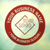 Ihr Firmenlogo Fensteraufkleber (Blatt 3)