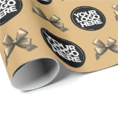 Ihr Firmenlogo Geschenkpapier (Rolleneckpunkt)