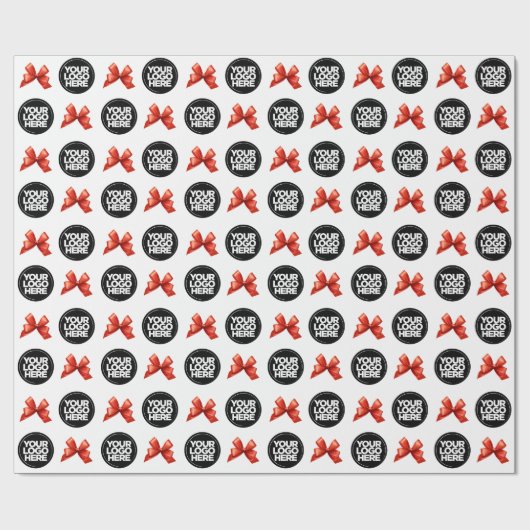 Ihr Firmenlogo Geschenkpapier (Flach)