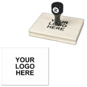 Ihr Firmenlogo Gummifarbe Briefmarke L Gummistempel (Stempel)