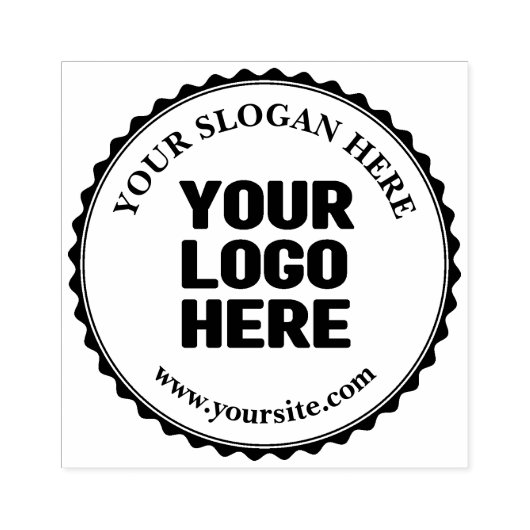 Ihr Firmenlogo Gummistempel (Prägung)