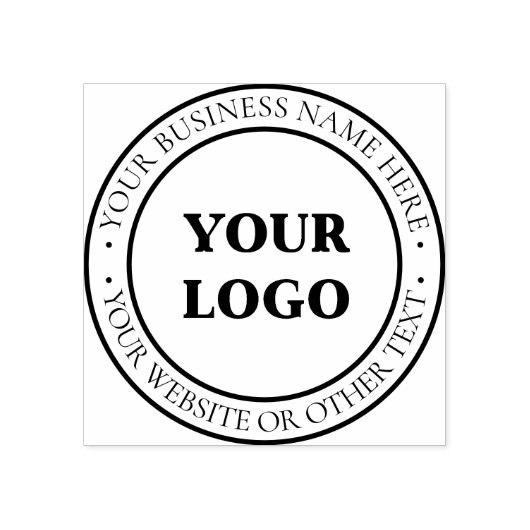 Ihr Firmenlogo Gummistempel (Prägung)