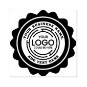 Ihr Firmenlogo Gummistempel (Prägung)