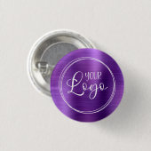 Ihr Firmenlogo hier Amethyst Ombre Button (Vorne & Hinten)