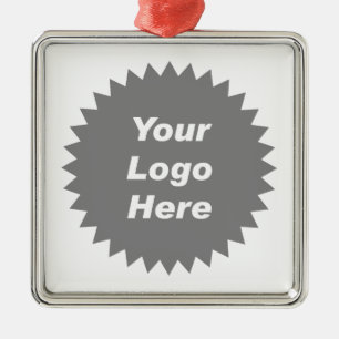 Ihr Firmenlogo hier anzeigen Silbernes Ornament