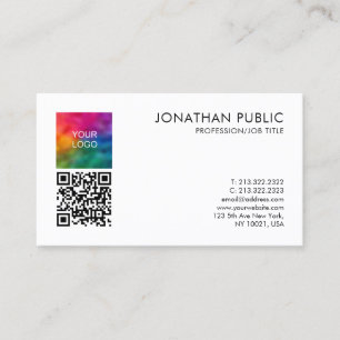 Ihr Firmenlogo hier QR-Code Beruflich Visitenkarte