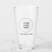 Ihr Firmenlogo hier Text Mitarbeiter Beer Glas (Rückseite)