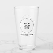 Ihr Firmenlogo hier Text Mitarbeiter Beer Glas (Vorderseite)