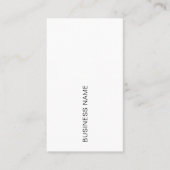 Ihr Firmenlogo hier Typografie Moderne Vertikal Visitenkarte (Vorderseite)