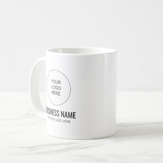 Ihr Firmenlogo hier Vorlage für den Kundentext Kaffeetasse (Vorderseite Links)