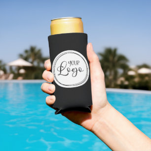 Ihr Firmenlogo im weißen Kreis Selters Dosenkühler