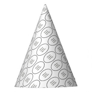 Ihr Firmenlogo-Markenname kundenspezifischer Druck Partyhütchen