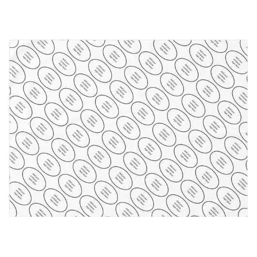 Ihr Firmenlogo-Markenname kundenspezifischer Druck Tischdecke (Vorderseite (Horizontal))
