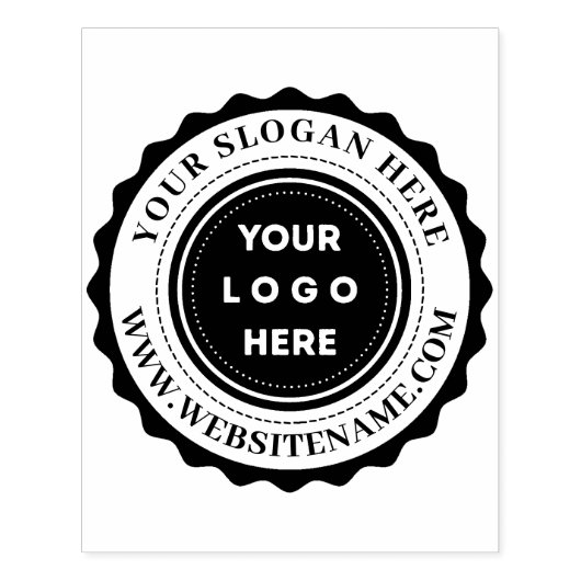 Ihr Firmenlogo - maßgeschneidert Gummistempel (Prägung)