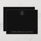 Ihr Firmenlogo Minimalistisch Beruflich Mitteilungskarte (Vorne/Hinten)