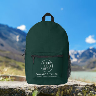 Ihr Firmenlogo Minimalistische Mitarbeiter Bedruckter Rucksack