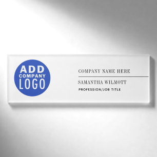 Ihr Firmenlogo Mitarbeiter Belegschaft Namenschild