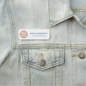 Ihr Firmenlogo Mitarbeiter Magnet Namensschild (Beispiel)