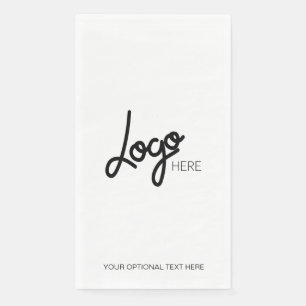 Ihr Firmenlogo Modern Minimalistisch Serviette