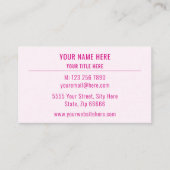 Ihr Firmenlogo Moderne Personalisierte Farben Visitenkarte (Vorderseite)