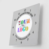 Ihr Firmenlogo Name Info Markenzeichen Uhr Beispie (Winkel)