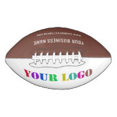 Ihr Firmenlogo Name Website Fußball Werbeaktion Football (Vorderseite)