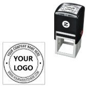 Ihr Firmenlogo Name Website Rund Stempel Beispiel (Beispiel)