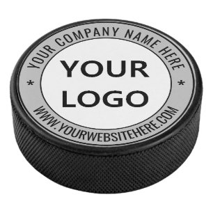 Ihr Firmenlogo Name Website Stempel Hockey Puck