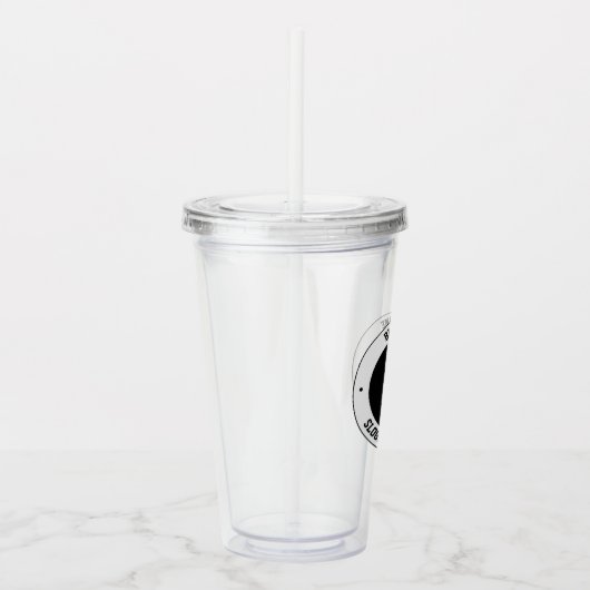 Ihr Firmenlogo oder Design | Fett bearbeitbarer Te Acryltrinkbecher (Rechts)