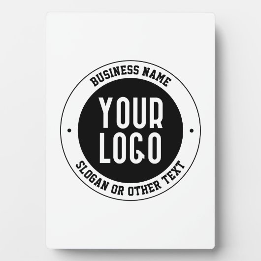 Ihr Firmenlogo oder Design | Fett bearbeitbarer Te Fotoplatte (Vorderseite)