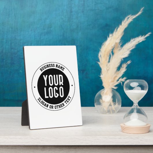 Ihr Firmenlogo oder Design | Fett bearbeitbarer Te Fotoplatte (Seite)