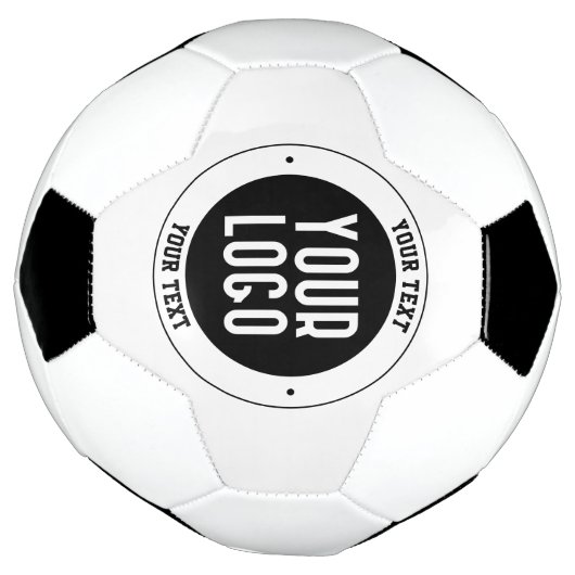 Ihr Firmenlogo oder Design | Fett bearbeitbarer Te Fußball (Gedreht)